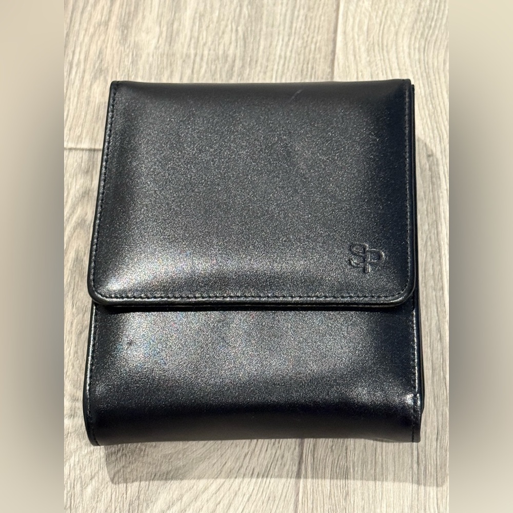 Sneaky Pete Black Leather Bi-Fold Holster Minimalist Design